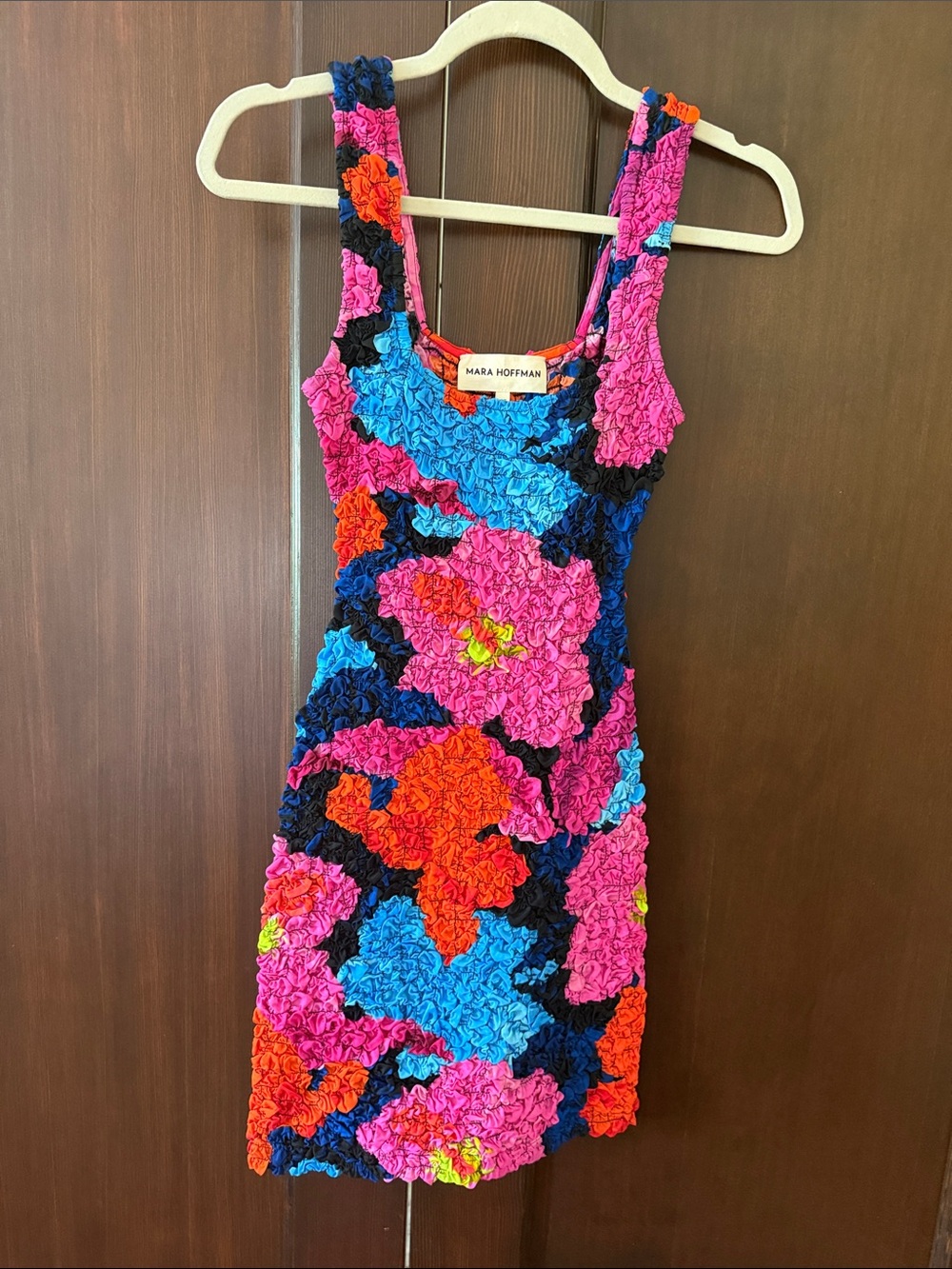 Mara Hoffman Floral Popcorn Laura Dress
